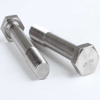 El estruendo 931 roscó parcialmente el carbono de acero inoxidable Gr8.8 de acero de las tuercas de la cabeza de hex.