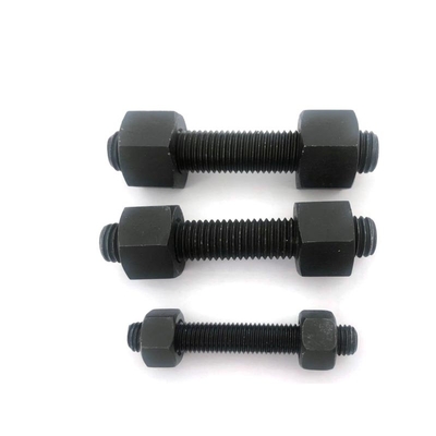 Nueces de hex. pesadas del perno ASTM A193 GR B7 ASTM A194 2H del perno prisionero del final del llano HGD del CINC