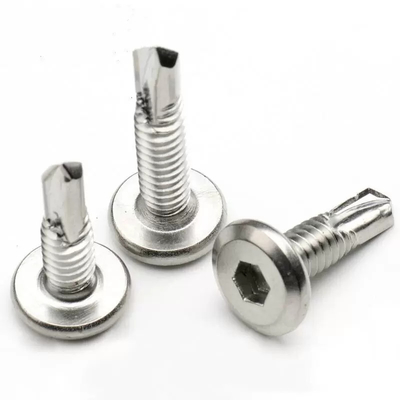 Hex Socket cabeza plana tornillos de auto-perforación precio de fábrica de acero inoxidable con tornillo de golpe