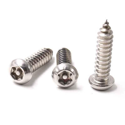 Tornillo que golpea ligeramente del hurto anti del hilo de ST6.3 25m m Pan Head Torx Self Tapping