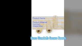 Los separadores de latón fijan placas de circuito