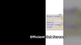 Tornillos de fijación eficientes de acero inoxidable con ranura para viruta