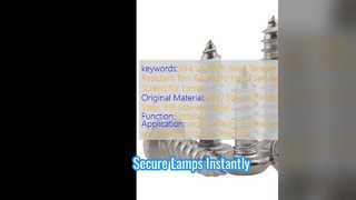 Lámparas seguras con tornillos antisabotaje Torx