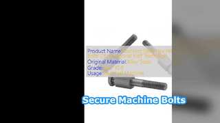 Pernos de cabeza hexagonal M4-M26 Sujetadores de grado 8.8