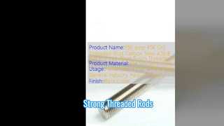 Varilla Roscada 35K 45K Gr5 Acabado Negro